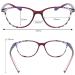 Inlefen Unisex 2 Pack Spring Hinge Readers Glasses - Blue Light Blocking Computer Reading Glasses 4.0x - Buy Online on GoSupps.com