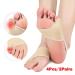 Buy 4pcs Tailor Corrector Bunionette Sleeves | Anti-Slip Toe Protector for Hallux Valgus & Overlapping Toes - International Shipping Available - Buy Online on GoSupps.com