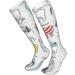Tooth Compression Socks for Men & Women | 15-20 mmHg Support for Running & Cycling - Buy Online on GoSupps.com