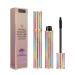 4D Silk Fiber Mascara Smudge-proof and Waterproof Mascara Black Thickening Lengthening Mascara No Clumping Fuller Eyelashes Lasts All Day (1 Tube 4D Mascara) 10 g (1 Pack)