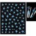 Firstrays 9Pcs Colorful Stars Nail Art Stickers Decals Self-Adhesive Silver Nail Supplies Nail Art Design Decoration Accessories - Buy Online on GoSupps.com