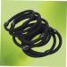 Beaupretty Rubber no metal ponytail holders stretch rubber bands for hair black elastic hair ties hair ties for curly hair metal hair band hair bungee black rubber bands bead no - Buy Online on GoSupps.com