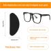 Jinlaili 40 Pairs Self-Adhesive D-Shaped Glasses Nasal Pads - Foam Cushions for Comfort | Skin Color & Black - Buy Online on GoSupps.com