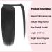 Straight Ponytail Extension Human Hair 105g 24 Inch Human Hair Ponytail Wrap Around Ponytail Remy Hair Extension Natural Black 24 Inch 24 Inch Straight Ponytail Human Hair - Buy Online on GoSupps.com