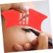 FRCOLOR Eyeliner Aids Eyeliner Pencil Silicone Molds Make up Aid Tools Eyeliner Guard Miss Liquid Auxiliary 10.3x3.8cm Red - Buy Online on GoSupps.com