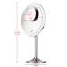 Miusco 9 Lighted Makeup Mirror Pro | 5X + 10X Magnification | Ultra Bright HD Lighting | Rechargeable & Cordless | Adjustable Brightness | Touch Activated | Brush Stainless Steel - Buy Online on GoSupps.com