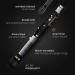 AquaSonic Pulse Ultra Whitening Electric Toothbrush with Activated Charcoal Bristles - 3 Modes, Smart Timers, 45-Day Battery Life - Midnight Black - Buy Online on GoSupps.com