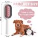 HEKASVM Cat & Dog Brush with Water Tank - Multifunctional Animal Hair Remover for Long Hair - Ideal for Massage & Care - Pink - Buy Online on GoSupps.com