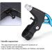 Bicycle Brake Clutch Levers - Blue Aluminium Mountain Bike Handle Set (1 Pair) - Buy Online on GoSupps.com
