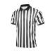 Redgino men referee shirt women black & white stripes costume short sleeve football football basketball referee jersey halloween l zipper