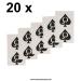 Queen of Spades Mini Tattoo - Black QoS Tattoo for Hotwife & BBC Lovers - Buy Online on GoSupps.com