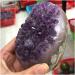 Crystal Rough Stone Natural Purple Crystal Cluster Natural Uruguay Amethyst cave Decoration Balance Gemstone Decoration - Buy Online on GoSupps.com