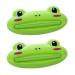 Zelausica Set of 2 green plastic toothpaste squeezers