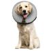 Supet Rewrise Dog leak protection for protective collar dogs soft collar dogs after op inflatable freak for dogs gray S: neck circumference: 17.8-25.4 cm gray