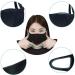 Organic Cotton Face Cover 8 Pack - Washable & Reusable Black Travel Mask with Nose Bridge Wire - Soft Cloth Masks for Men & Women - Ideal for Outdoor Use - Buy Online on GoSupps.com