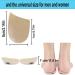 4 Pairs Heel Corrective Insoles for Supination & Over-Pronation | Self-Adhesive Foot Alignment Inserts for O/X Legs & Knee Pain Relief - Buy Online on GoSupps.com