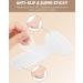ONUEMP 12 Piece Silicone Heel Pads - Comfort Inserts for Women & Men | Heel Pain Relief Blister Prevention & Perfect Fit for Shoes - Buy Online on GoSupps.com