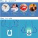 Silicone Magnetic Anti Snoring Clips - Set of 4 | Snore Stopper Nasal Dilator for Men and Women - White - Buy Online on GoSupps.com