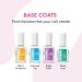 Hydrating Base Coat Treatment for Dry, Ridged Nails - Nail Conditioner Primer - 13.5 mL Clear Polish - Repair & Strengthen Fingernails - 1 Unit - Buy Online on GoSupps.com