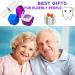 Denture Case Kit with 2 Cups, Brushes, and Portable Box - Travel-Friendly Storage and Cleaning Solution in Blue & Purple - Buy Online on GoSupps.com