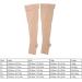 Brrnoo Women's Compression Socks - Lycra & Cotton Anti-Slip Seamless 20-32 mmHg for Leg Trimming & Varicose Vein Prevention - Buy Online on GoSupps.com