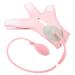 Baluue 1pc Inflatable Face Strap Face Lifting Bandage Face Strap Double Chin Face Shaper Band Pink Fabric