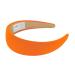 axy Wide Headband - Padded Candy Colors Hair Accessory for Women | Stylish Orange Hairband - HRK2A - Buy Online on GoSupps.com