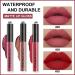 3Pcs Ruby Red Nude Pink Mauve Matte Liquid Lipstick Set | Long Lasting 24-Hour Stay | Light Skin | Labiales Mate Larga Duraci n 0.21 Fl Oz - Buy Online on GoSupps.com