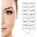 Artocct Eyebrow Template Kit - 6 Pairs Reusable Eyebrow Formers for DIY Makeup - Perfect for Beginners | International Shipping - Buy Online on GoSupps.com