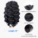 ToyoTree 14 Ocean Wave Crochet Hair - 8 Packs Natural Black Braids, Synthetic Extensions (1B) - Buy Online on GoSupps.com