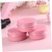 Beaupretty Travel Aluminum Box Cream Box empty lotion jars tea screw jar tea samples Cosmetic Sample Container metal lip tin plastic container Cosmetics Container travel spices make Tea 5.7X2.7cm Pink - Buy Online on GoSupps.com