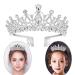 Crystal Rhinestone Tiara Crown - Elegant Bridal Headband for Weddings Proms and Parties | Perfect Gift for Girls & Women - Buy Online on GoSupps.com
