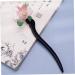 minkissy Hair Deyer Antique Black Wood Hairpin Bride Cheongsam China Hanfu Headdress - Buy Online on GoSupps.com