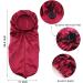 SHFANYUA 2PCS Satin Long Curly Hair Braid Bonnet for Women - Soft Elastic Band Sleeping Caps - Black Wine - Buy Online on GoSupps.com