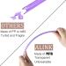 ALINK 12-Pack Glitter Reusable Clear Plastic Straws - 11 Long Tumbler Drinking Straws with Cleaning Brush - 10 Colors - Buy Online on GoSupps.com