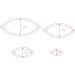 Orange Peel and Leaf Quilting Template Set - 4 Piece with 1/4 Seam Allowance - Buy Online on GoSupps.com