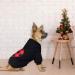 Dog Hoodie Sweater- Black Buffalo Plaid XS - Warm, Soft, Cozy Pet Clothes - Buy Online on GoSupps.com
