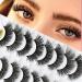 G880-G889 Russian Strip Fake Lashes D Curl(8 Pairs) 3D Effect - Reusable Naturally Thick Eyelashes Fluffy Wispy Natural False Eyelashes G885 - Buy Online on GoSupps.com