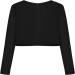 Bonny Billy Girls Cardigan - Long Sleeve Knitted Cotton Bolero Shrug - Kids Clothing (3-4 Years, Black) - Buy Online on GoSupps.com
