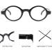 JM Set of 5 Round Reading Glasses | Spring Hinge Eyeglasses for Women & Men | +2.25 Magnification | Black Tortoise & Clear Styles - Buy Online on GoSupps.com