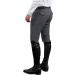 Ovation Mens EuroWeave DX 4-Pocket Front Zip Full Seat Breeches Charcoal Grey 34 Regular
