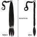 Braids Synthetic Hair Texture Hair Extensions Dark Brown Long Ponytail Braids Pre-stretched Braiding Hair Extensions for Crochet Twist Braiding Hair - Buy Online on GoSupps.com