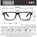 Twinkle Twinkle Reading Glasses Spring Hinge Classic Reader R141 - Black +3.25 Magnification - Buy Online on GoSupps.com