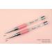 striping nail art brushes Nail Art Brushes 2 pcs Detail Nail Brushes Nail Art Liner Brushes Nail Art Design Painting Brush for DIY & Professional Use Detailer Brush Dotting Tool Clear Liner Brush - Buy Online on GoSupps.com