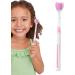 Soft Toothbrush for Adults | Interchangeable Double Head Design | Non-Slip Handle | Wobblo Cherry Blossom Powder - Buy Online on GoSupps.com