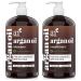 Argan Oil Shampoo and Conditioner Set - Sulfate-Free Formula with Nourishing Moroccan Oil and Keratin - Perfect for All Hair  Curly or Straight - Hydrate Repair and Defy Frizz for Salon-like Results! Argan Oil 16 fl oz p...