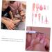 Baby Nursing Kit: Healeved 1 Set Babydoll Accessories for Health & Grooming - Pink Newborn Eva Care Nasal Aspirator & Pedicure Tool - 12.5X4X2.3CM - Buy Online on GoSupps.com