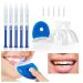Teeth Whitening Kit 5 3ml Whitening Gel with Professional LED Light Reduce Sensitive Teeth Whitening Kit Remove Stains Whiten Teeth Quick Resultsing