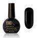 Canada HMD Soak Off UV LED High shine gel nail polish Color #046 fast cure 8ml Pure Black color.