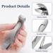 Premium Angled Head Nail Clippers for Seniors and Thick Nails - Steel Toenail Cutter for Men and Women - Buy Online on GoSupps.com